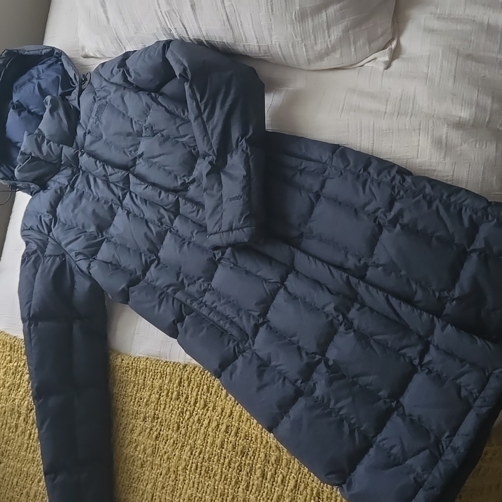 North Face Metropolis 550 Down Fill Parka Jacket Quilted Hooded Sz XS NWOT